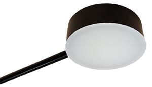 Toolight - LED stropní svítidlo 8-ramenné 8x40W APP210-3CPR + dálkové ovládání, černá, OSW-08465