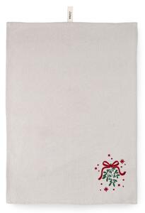 Vánoční utěrka Mistletoe Sand 70x50 cm Juna