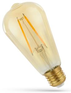 Toolight - LED žárovka E-27 230V 5W 500lm Edison 14077, teplé světlo, OSW-05702