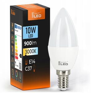 LED žárovka E14 10 W, 900 lm, 3000 K – teplá bílá, úhel 220°