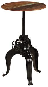 Barový stůl masivní recyklované dřevo 60 x (76–110) cm 245267