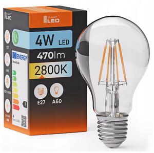 LED žárovka E27 230 V, 4 W, 470 lm, 2800 K – teplá bílá