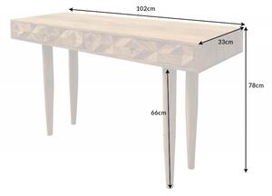 Konzolový stolek ALPINE 100 CM masiv akácie honey Nábytek | Doplňkový nábytek | Konzolové stolky