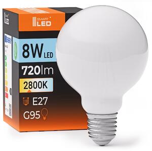 Bílá LED žárovka E27 8 W, 720 lm, 2800 K – teplá bílá