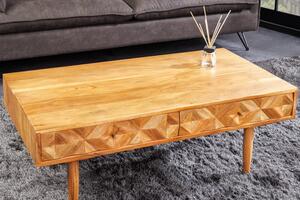 Noble Home Přírodní dřevěný konferenční stolek Alpine