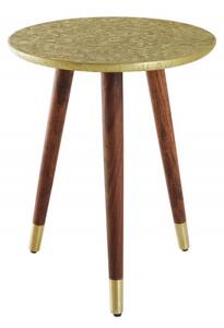Odkládací stolek ALCASAR 50 CM antik zlatý Nábytek | Doplňkový nábytek | Odkládací stolky