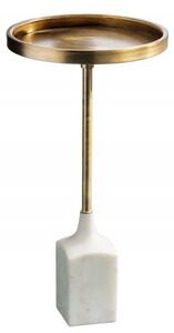 Noble Home Zlatý hliníkový odkládací stolek Trayful 54 cm