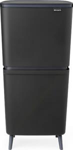 Brabantia 275067 Odpadkový koš SortUp Hi 20 + 25 l tmavě šedý
