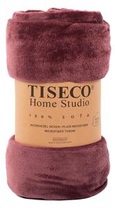 Vínový přehoz z mikroplyše na dvoulůžko 220x240 cm Cosy – Tiseco Home Studio