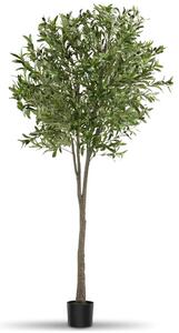 Tectake Umělý olivovník Oleand, realistická textura - 210 cm
