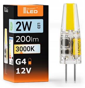 LED žárovka G4 12 V, 2 W, 140 lm, 3000 K – teplá bílá, IP20