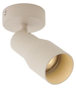 Moderní stropní bodové světlo béžové GU10 50 mm kulaté - Stanley
