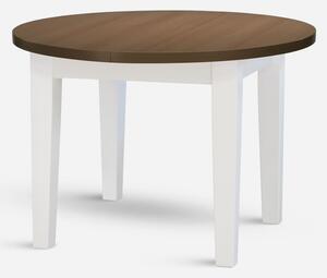 Stima Kulatý stůl FIT II. Rozměr: Průměr 95 cm pevný, Odstín: Borneo, Odstín podnože: Bílá