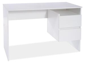 BARBORA 4 psací stůl, bílá mat