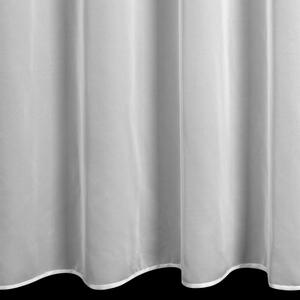 Bílá záclona na kroužcích TINA 140 x 270 cm