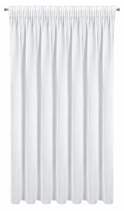 Bílá záclona na pásce TINA 350 x 270 cm