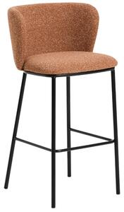 Kave Home Terakotová barová židle Ciselia 75 cm