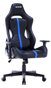 Herní židle Bergner Racing Magnum - černá/modrá
