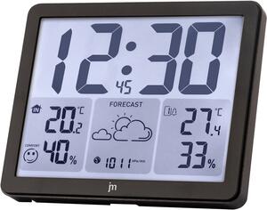Lowell Italy Meteostanice a digitální hodiny JD9539 Lowell řízené signálem DCF 17cm