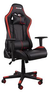 Herní židle Bergner Racing Dragon - černá/červená