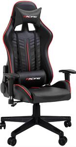 Herní židle Bergner Racing Opus - černá/červená