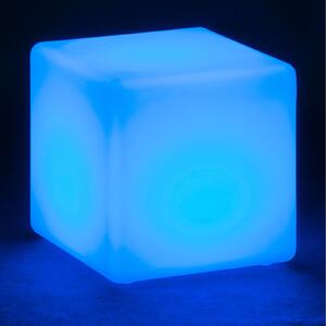 LED svítící taburet, 40 x 40 x 40 cm