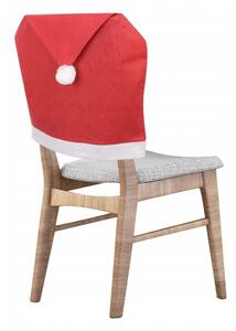 ISO Vánoční potahy na židli 6x + ubrus Santa Claus 172 x130 cm