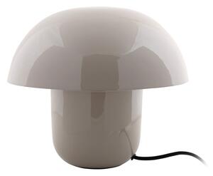 Šedá stolní lampa s kovovým stínidlem (výška 25 cm) Fat Mushroom – Leitmotiv