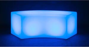 LED svítící taburet, 42 x 120 x 44 cm