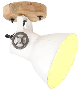 Industriální nástěnné/stropní lampy 2 ks bílé 20 x 25 cm E27