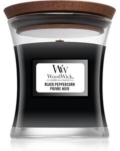 Woodwick Black Peppercorn vonná svíčka s dřevěným knotem 85 g