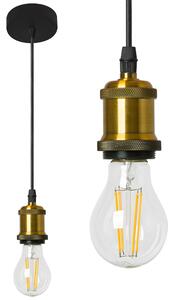 Toolight - Závěsné svítidlo 1xE27 APP005-1cp, zlatá, OSW-00700