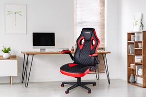 Herní židle Bergner Racing BG Essential - černá/červená