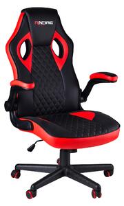 Herní židle Bergner Racing BG Essential - černá/červená