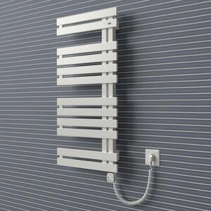 BPS-koupelny Elektrický koupelnový radiátor Crivitz E CR-E 8050-06, připojení typ 06, 50x89 cm, bílá RAL 9016