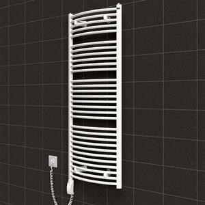 BPS-koupelny Elektrický koupelnový radiátor Hermes E 25-02, připojení typ 02, 50x74 cm, bílá RAL 9016