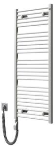 BPS-koupelny Elektrický koupelnový radiátor Thermos E 1DR-02, připojení typ 02, 50x54 cm, bílá RAL 9016