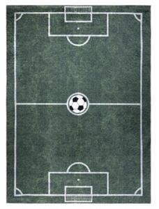 Dywany Łuszczów Dětský kusový koberec Bambino 2138 Football green Zelená - 80x150 cm