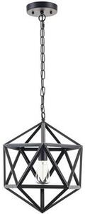 Toolight - Závěsná lampa Tuscon 1xE27, černá, OSW-03699
