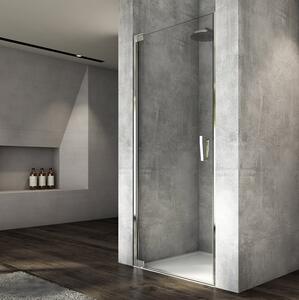 Ronal CADURA CA1C jednokřídlé sprchové dveře 75 cm Šířka: 750 mm, Profil: Aluchrom, Sklo: Hladké čiré