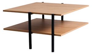 Konferenční stolek Rave Solid Wood hnědý 80x80