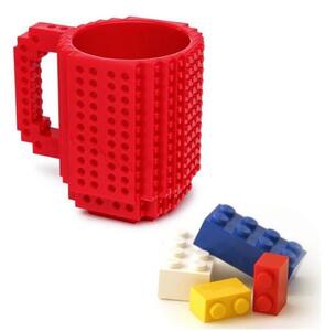 Master Hrnek LEGO 350ml červená