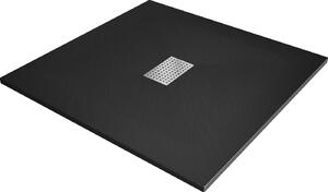 MEXEN - Hugo vanička čtvercová, SMC 100 x 100 cm, černá - 42701010