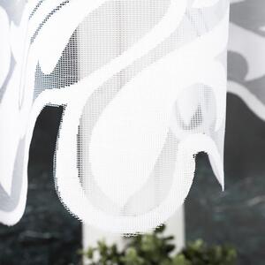 Bílá žakárová záclona ALINA 430x160 cm
