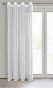 Bílá záclona na kroužcích ANABEL 140 x 260 cm