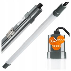 Prachotěsné LED svítidlo 36 W, 120 cm, IP65