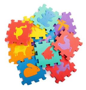 Kruzzel 4495 Pěnové puzzle EVA 16 x 16cm - 72 ks