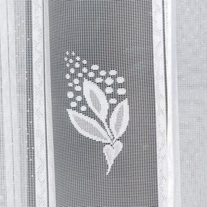 Bílá žakárová záclona BEATA 315x160 cm