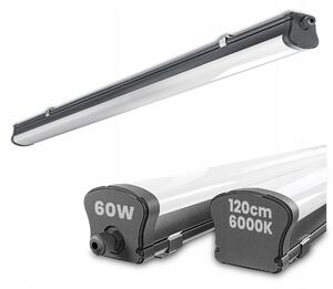 Prachotěsné LED svítidlo 60 W, 120 cm, IP65, 5400 lm, 6000 K