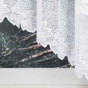 Bílá žakárová záclona BOZENA 500x160 cm